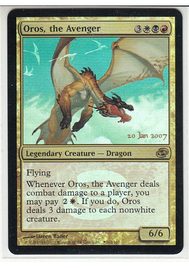 (英)【Foil】報復するものオロス / Oros, the Avenger【PLC】プレリリースプロモ No.161