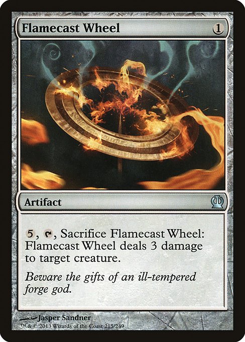 (英)【Foil】炎放ちの車輪 / Flamecast Wheel【THS】 No.215