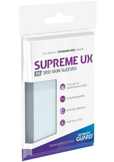 【サプライ】 アルティメットガード Supreme UX オーバースリーブ スタンダードサイズ (50枚入り) UGD011116 ※5個以上購入の場合、発送方法は「ゆうパック」を選択してください。