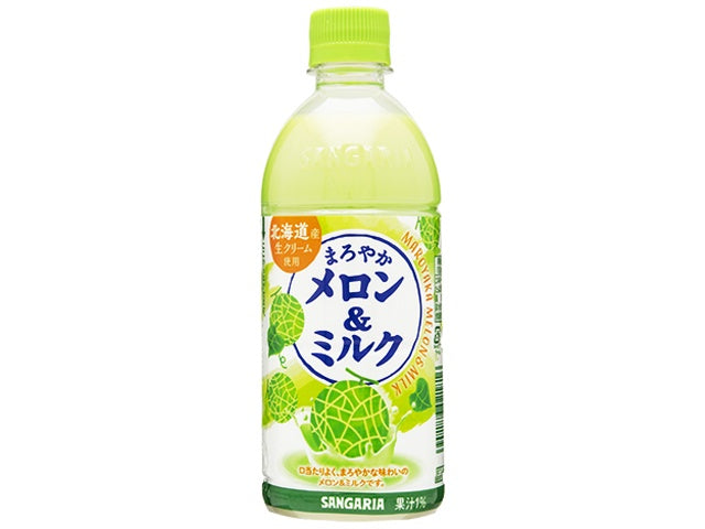 【軽食】 サンガリア まろやかメロン＆ミルク Ｐ５００ｍｌ