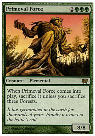 (英)【Foil】原始の力 / Primeval Force【8ED】 No.273