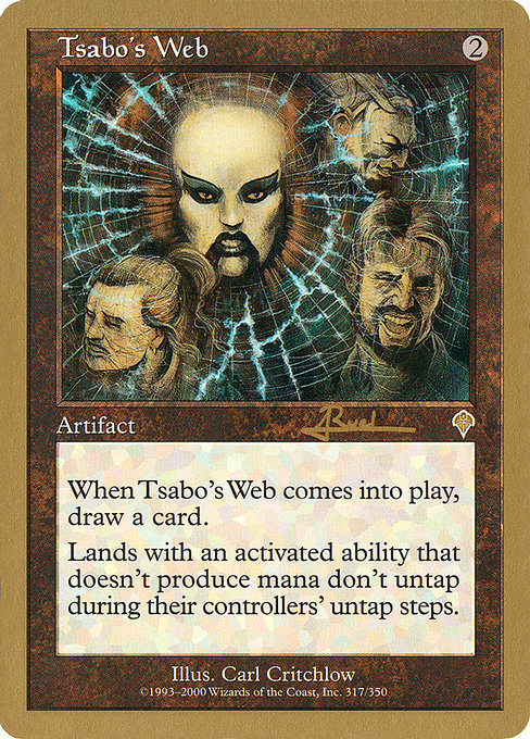 (英)サーボの網 / Tsabo's Web【WC01】 World Championship Decks 2001 Antoine Ruel 金枠 No.075