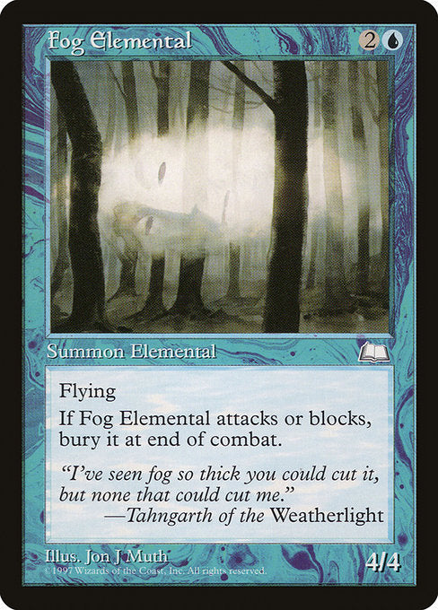 (英)濃霧の精霊 / Fog Elemental【WTH】 No.040