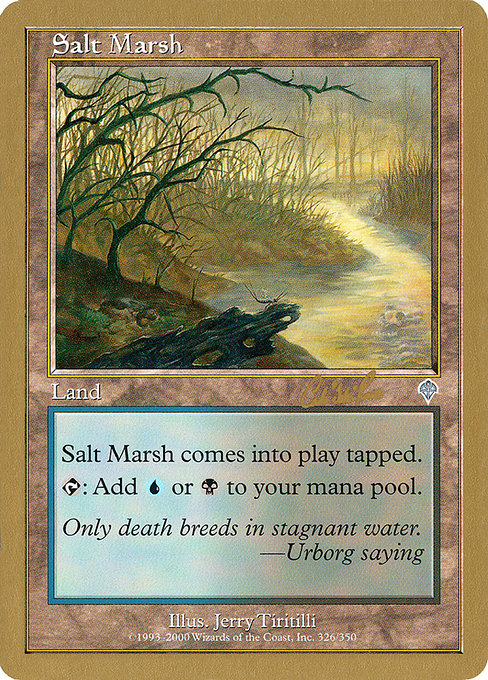 (英)塩の湿地 / Salt Marsh【WC02】 World Championship Decks 2002 Carlos Romao 金枠 No.084