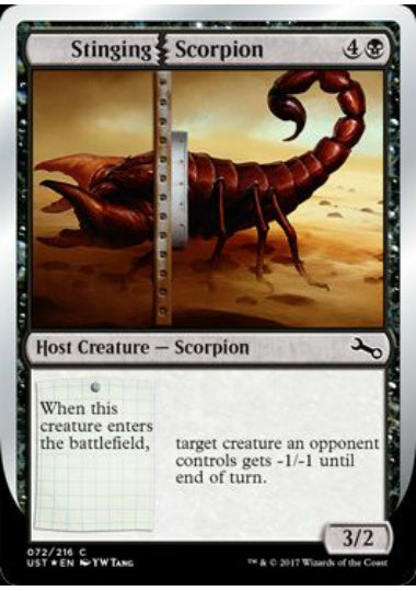 (英)【Foil】Stinging|Scorpion 【UST】 No.072