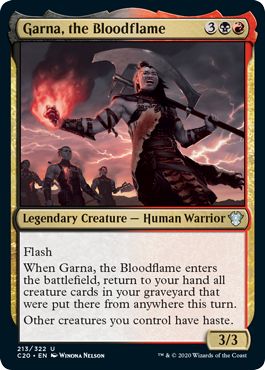 (英)血の炎、ガルナ / Garna, the Bloodflame【C20】 No.213