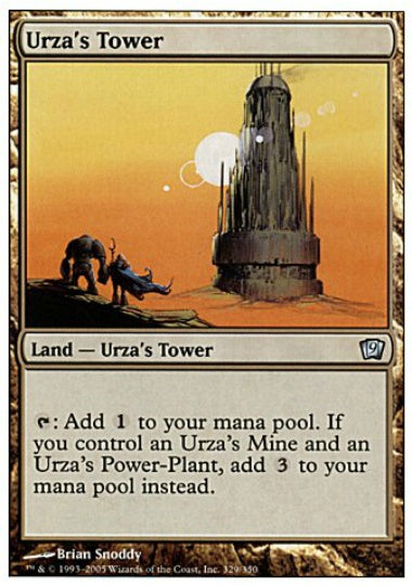 (英)【Foil】ウルザの塔 / Urza's Tower【8ED】 No.330