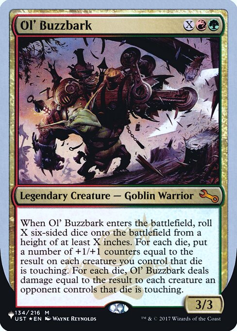 (英)【Foil】Ol' Buzzbark【UNF-LST】 No.051