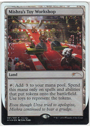 (英)【Foil】Mishra's Toy Workshop【PRM】ホリデーギフトカードプロモ No.068
