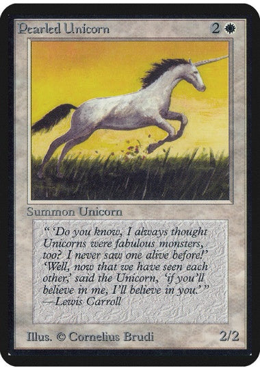 (英)真珠色の一角獣 / Pearled Unicorn【ALPHA】 No.030