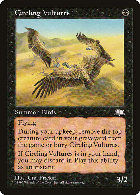 (英)待ち受ける禿鷹 / Circling Vultures【WTH】 No.064