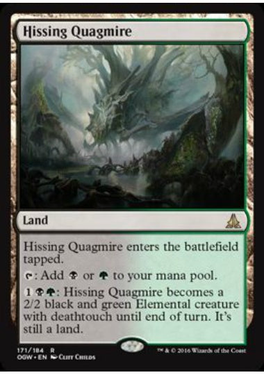 (英)【Foil】風切る泥沼 / Hissing Quagmire【OGW】 No.171