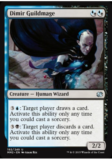 (英)ディミーアのギルド魔道士 / Dimir Guildmage【MM2】 No.192
