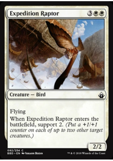 (英)【Foil】探検の猛禽 / Expedition Raptor【BBD】 No.092
