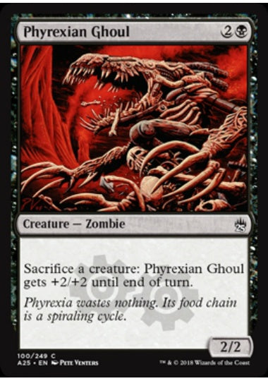 (英)ファイレクシアの食屍鬼 / Phyrexian Ghoul【A25】 No.100