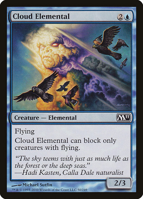 (英)【Foil】雲の精霊 / Cloud Elemental【M11】 No.050