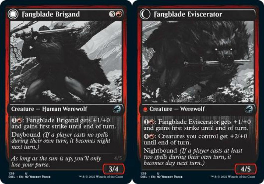 (英)牙刃の盗賊 / Fangblade Brigand - 牙刃の腸抜き / Fangblade Eviscerator【DBL】 No.139