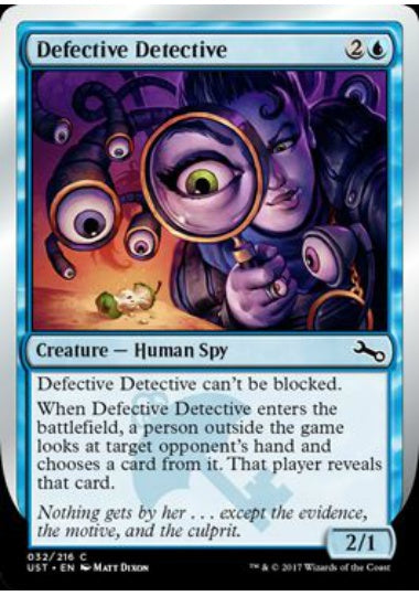 (英)【Foil】Defective Detective 【UST】 No.032