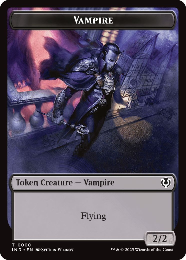 (英)吸血鬼トークン / Vampire Token【INR-TOKEN】 No.008
