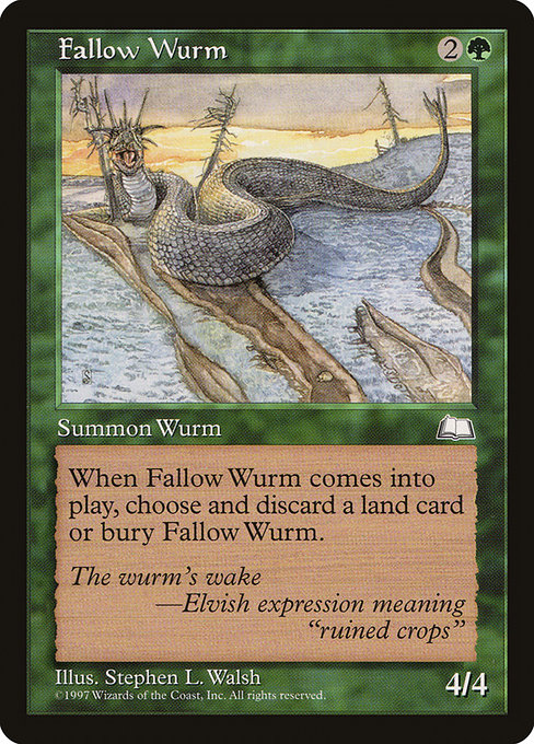 (英)休耕地のワーム / Fallow Wurm【WTH】 No.126