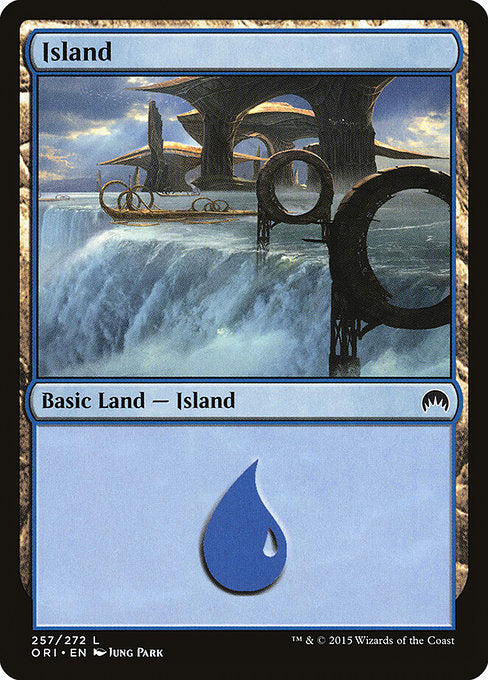(英)【Foil】島 / Island【ORI】 No.257