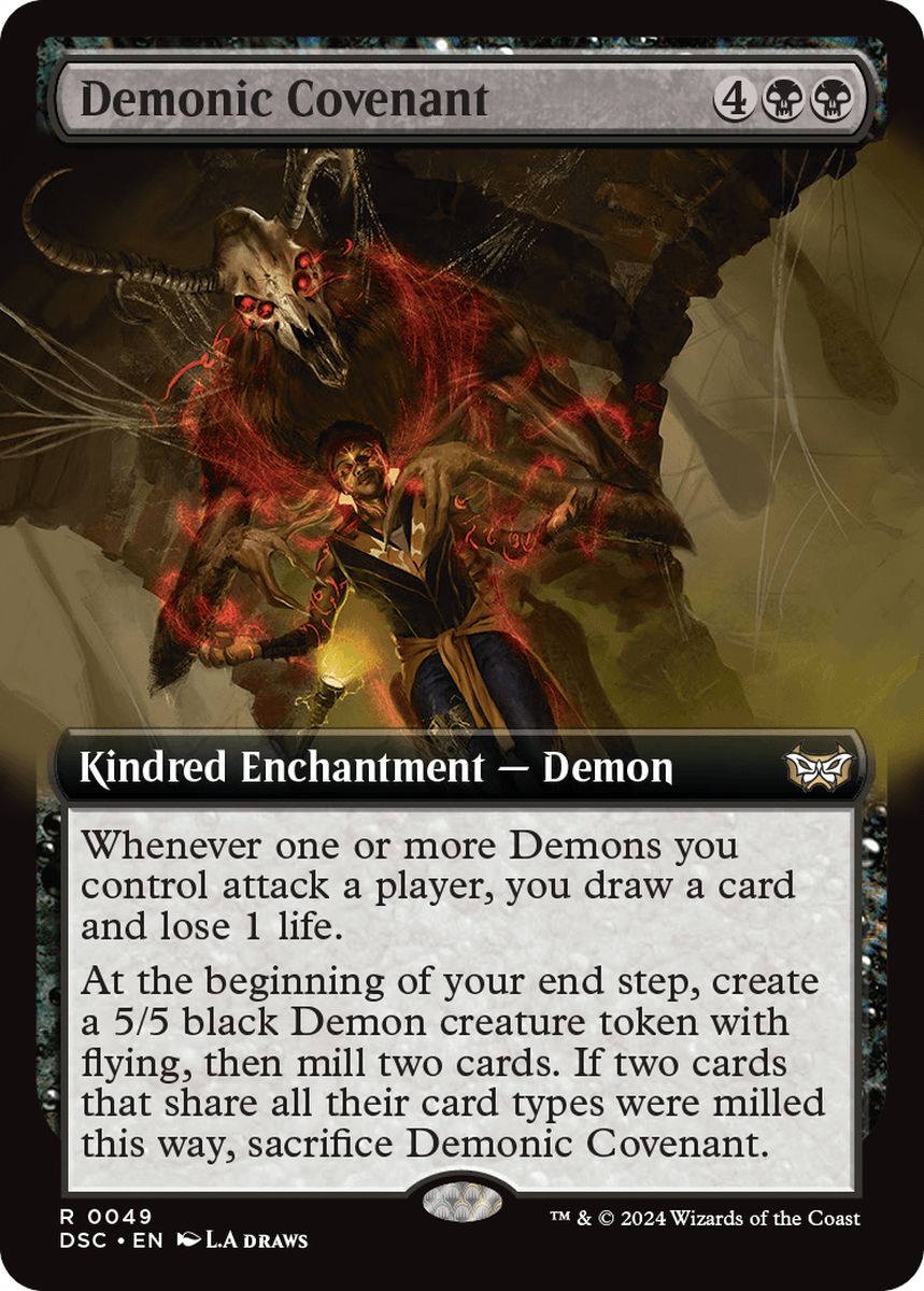 (英)悪魔の誓約 / Demonic Covenant ★拡張枠★ 【DSC】 No.049