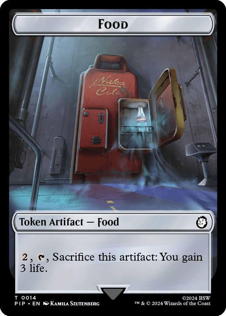 (英)食物トークン / Food Token No.014 - ロボットトークン / Robot Token【PIP-TOKEN】 No.016