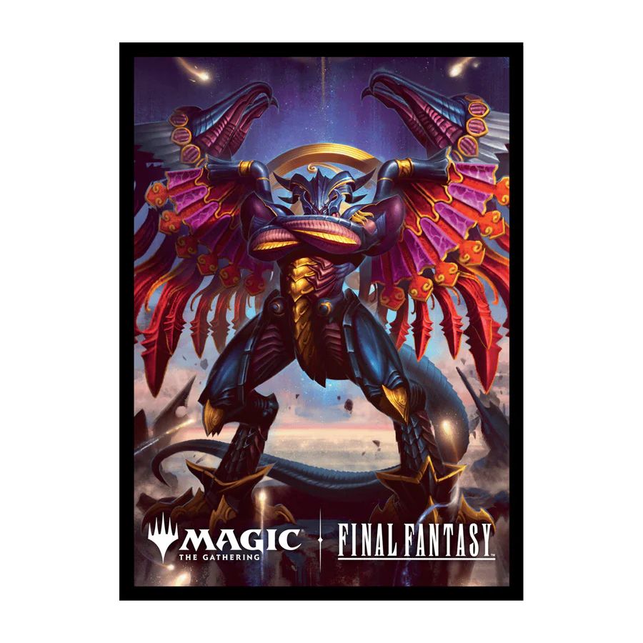 【サプライ】 ウルトラプロ デッキプロテクタースリーブ「召喚：バハムート」 (100枚入り)(38710) ※5個以上購入の場合、発送方法は「ゆうパック」を選択してください。