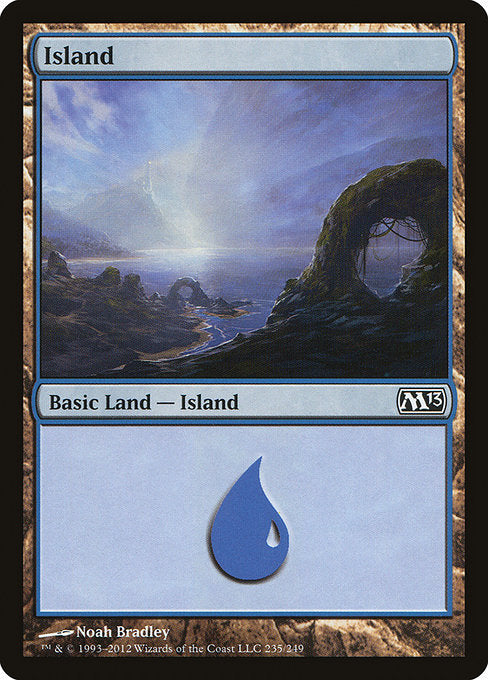 (英)【Foil】島 / Island【M13】 No.235