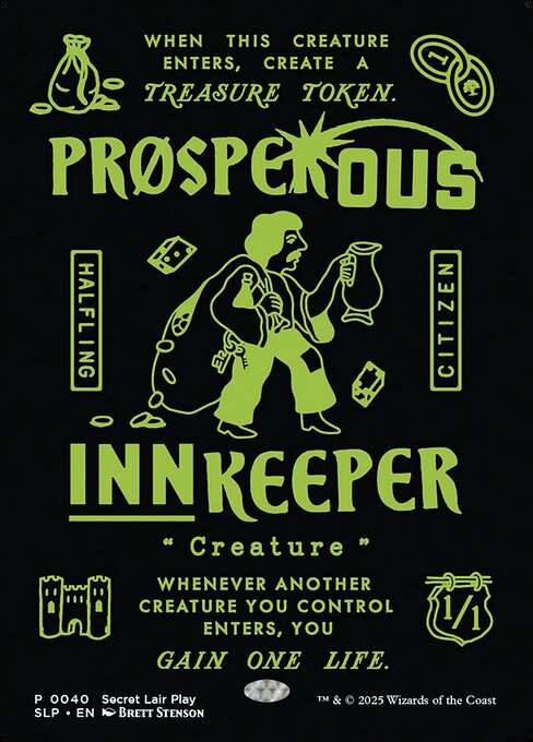 (英)裕福な亭主 / Prosperous Innkeeper【SLP】 Secret Lair Showdownプロモ No.040