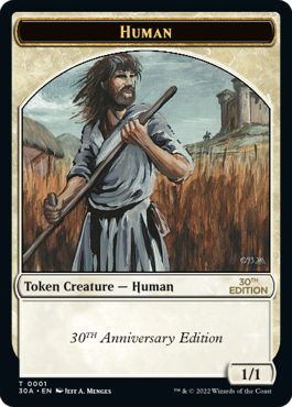 (英)人間トークン / Human Token【30A-TOKEN】 No.001