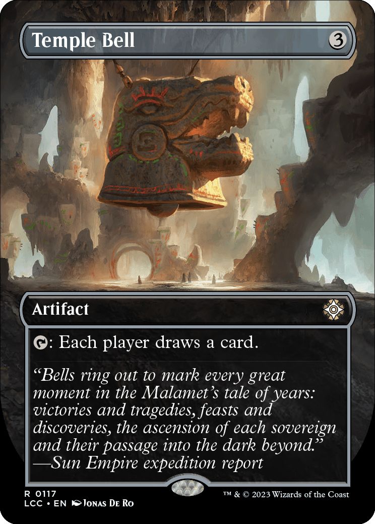 (英)【Foil】寺院の鐘 / Temple Bell ★ボーダーレス★(宝の山・ボックストッパー) 【LCC】 No.117
