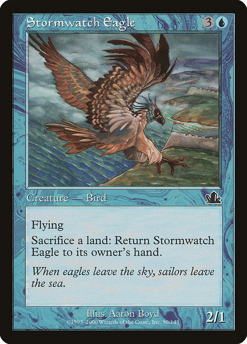 (英)【Foil】嵐を見守る鷲 / Stormwatch Eagle【PCY】 No.050