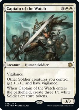 (英)警備隊長 / Captain of the Watch【GN3】 No.008
