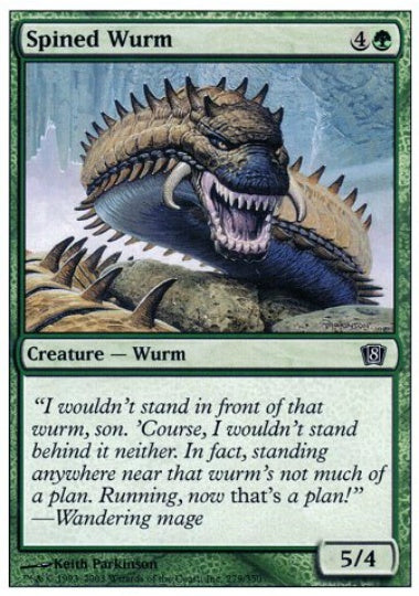 (英)【Foil】針刺ワーム / Spined Wurm【8ED】 No.279