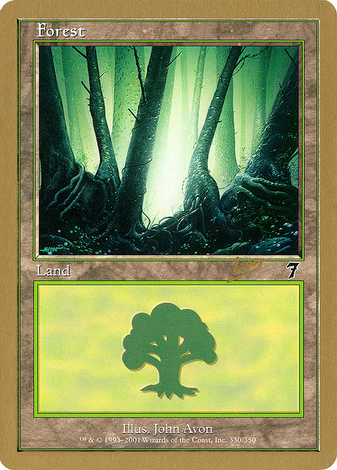 (英)森 / Forest【WC02】 World Championship Decks 2002 Raphael Levy 金枠 No.130