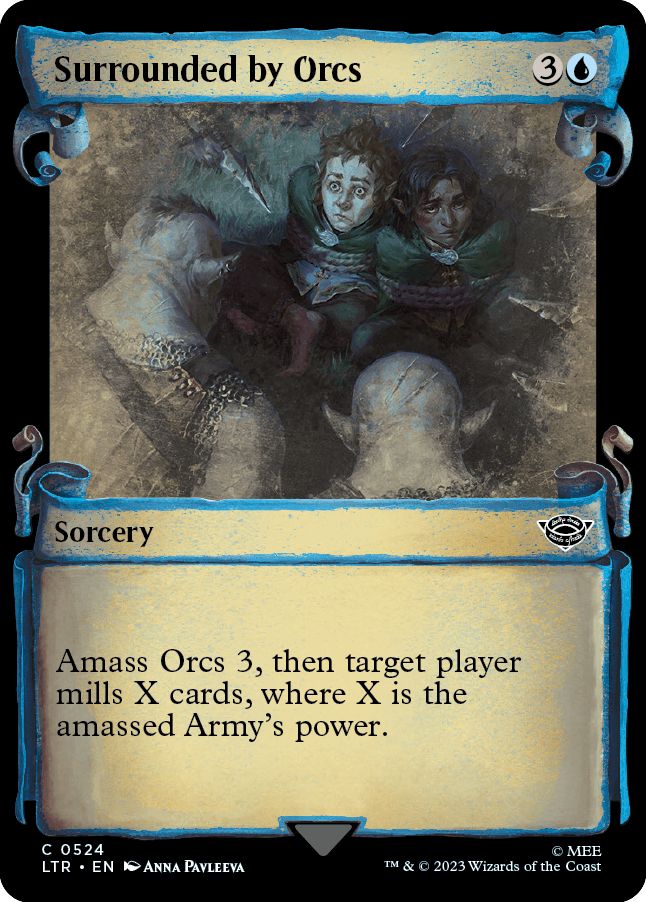 (英)オークの包囲 / Surrounded by Orcs ★ショーケース枠★(中つ国の巻物) 【LTR】 No.524
