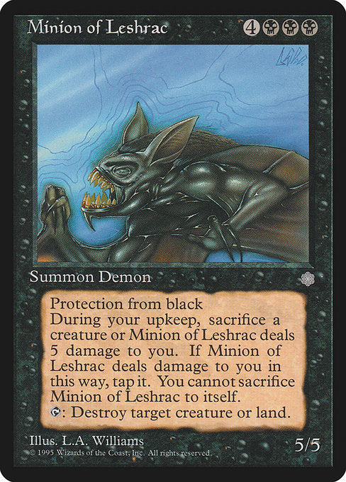 (英)Minion of Leshrac【ICE】 No.150
