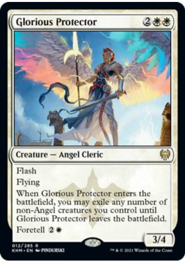 (英)【Foil】栄光の守護者 / Glorious Protector【KHM】 No.012