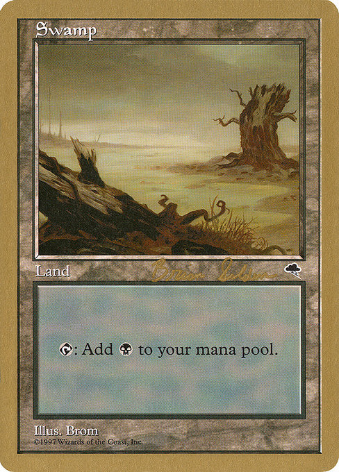 (英)沼 / Swamp【WC98】 World Championship Decks 1998 Brian Selden 金枠 No.099