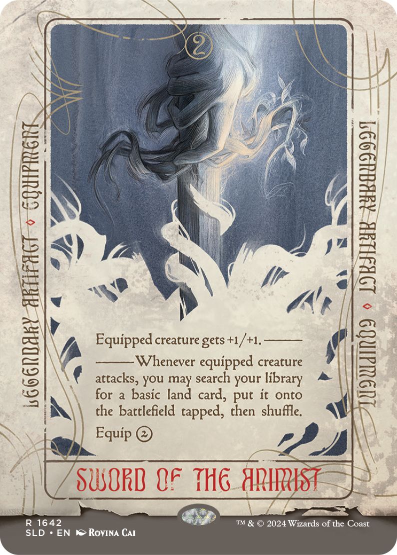 (英)精霊信者の剣 / Sword of the Animist【SLD】 Artist Series: Rovina Cai No.1642