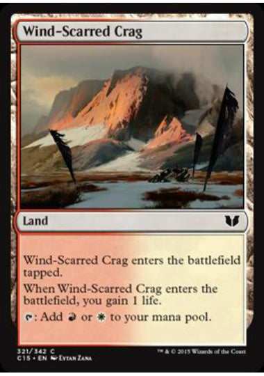 (英)風に削られた岩山 / Wind-Scarred Crag【C15】 No.321