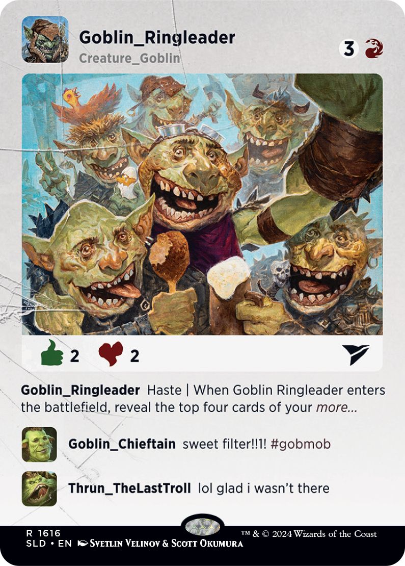 (英)ゴブリンの首謀者 / Goblin Ringleader【SLD】 Goblingram No.1616