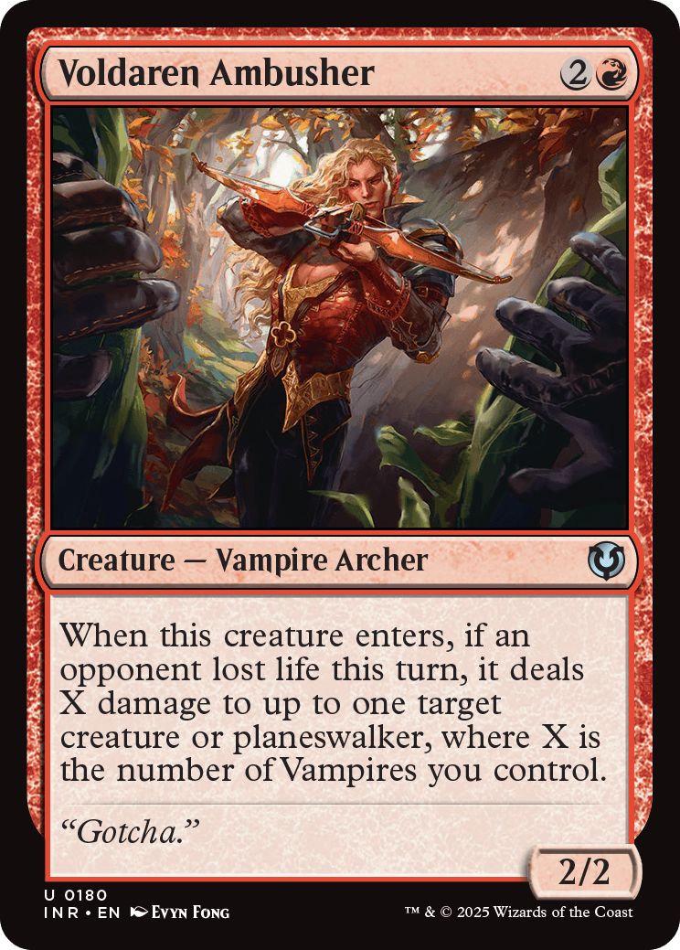 (英)【Foil】ヴォルダーレンの伏兵 / Voldaren Ambusher【INR】 No.180