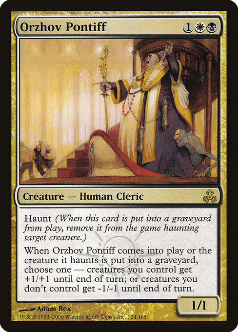 (英)【Foil】オルゾフの司教 / Orzhov Pontiff【GPT】 No.124