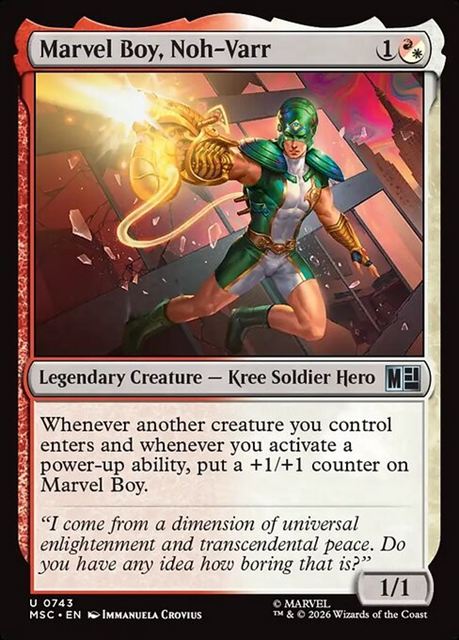 (英)【Foil】マーベル・ボーイ、ノー・バー / Marvel Boy, Noh-Varr【MSC】 No.743