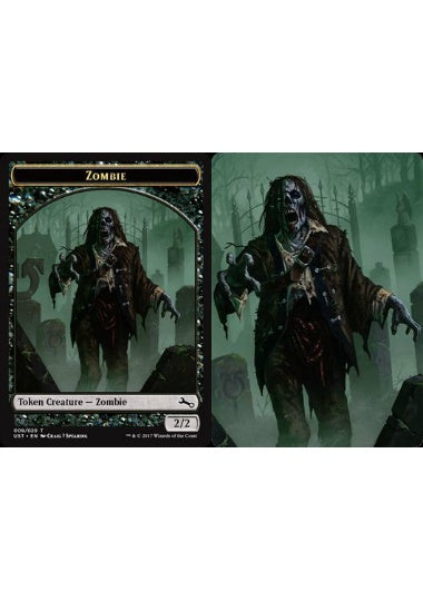 (英)【Foil】ゾンビトークン / Zombie Token【UST-TOKEN】 No.009