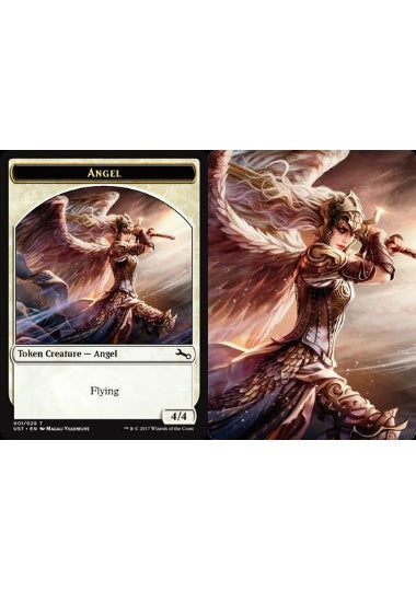 (英)【Foil】天使トークン / Angel Token【UST-TOKEN】 No.001