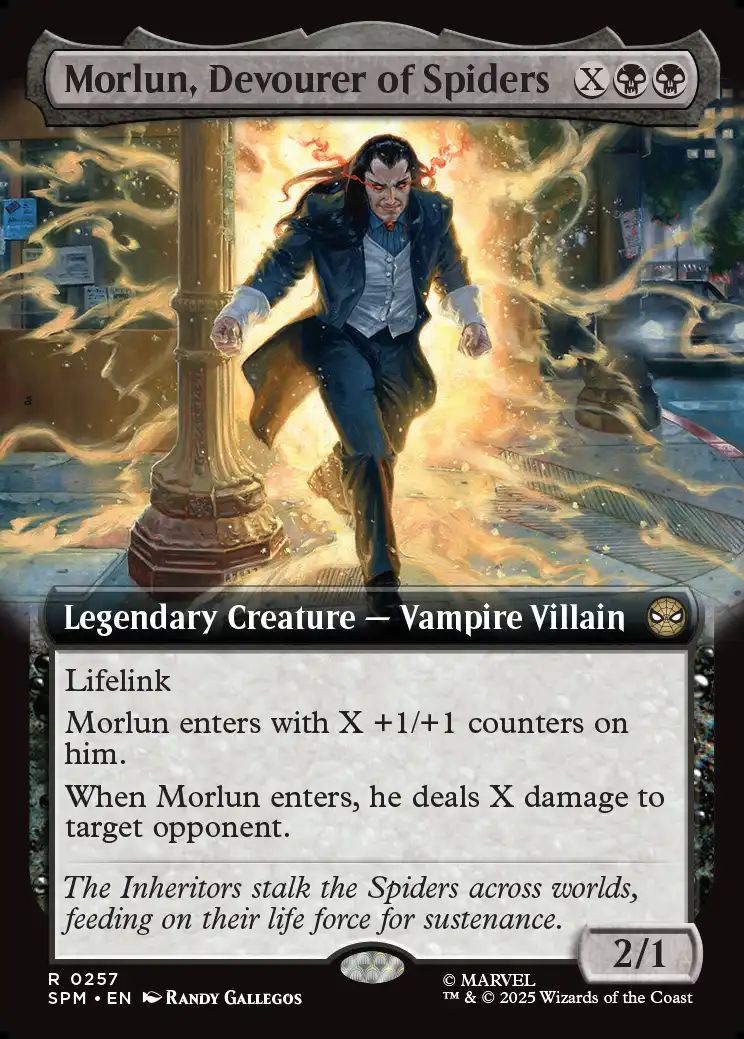(英)蜘蛛を貪る者、モーラン / Morlun, Devourer of Spiders ★拡張枠★ 【SPM】 No.257