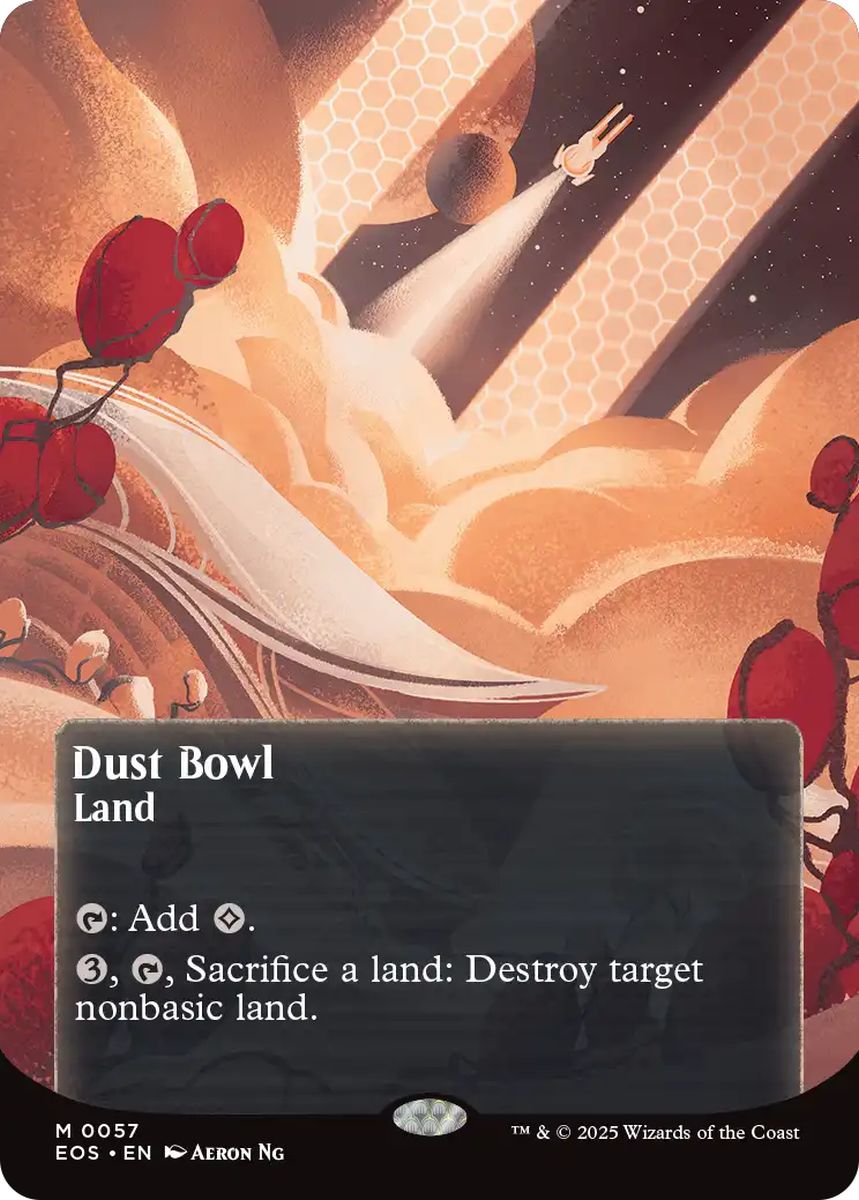 (英)【Foil】黄塵地帯 / Dust Bowl ★ボーダーレス★(「星景ポスター」) 【EOS】 No.057